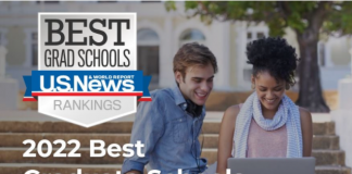 《美国新闻与世界报道》2022 U.S.News美国最佳研究生院排名