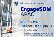 SOM学生/校友福利:亚太地区专场招聘会来了