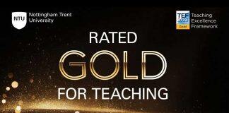 诺丁汉特伦特大学荣获英国卓越教学框架TEF金奖