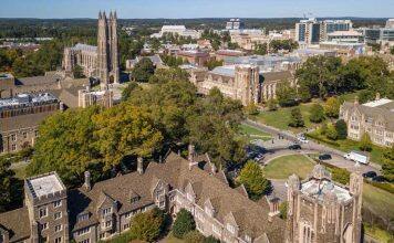 杜克大学研究生和专业项目全美排名领先