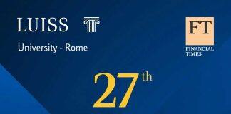 意大利Luiss大学企业金融硕士课程在金融时报位列第27位