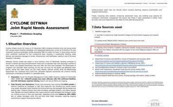 武汉大学遥感技术紧急支援斯里兰卡洪灾监测